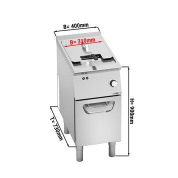 Фритюрниця електрична (18 kW) - 18 Л GGM Gastro EFB479MS-18 фото