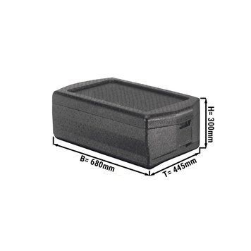 Термоконтейнер Plus GN1/1 220 мм розм. 680 x 445 x 300 мм GGM Gastro PLB-050 фото
