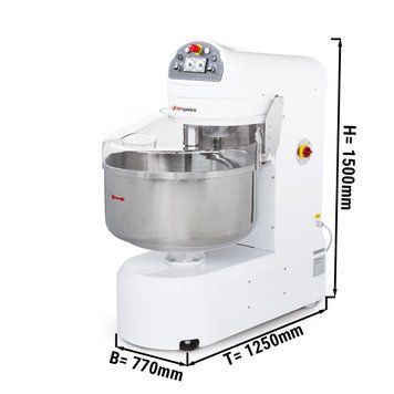 Спиральный тестомес (объём:120 кг/час) GGM Gastro STMZ120 фото