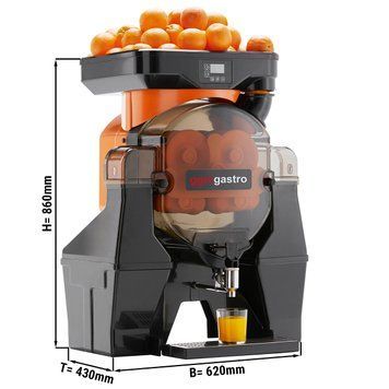 Прес для цитрусових електричний - Orange - Механічне управління - зливний кран та сомоочищення GGM Gastro OBZ1AR фото