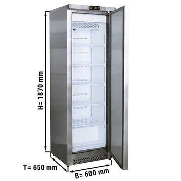 Морозильна шафа - 400 л - 1 двері GGM Gastro TKSS400N фото