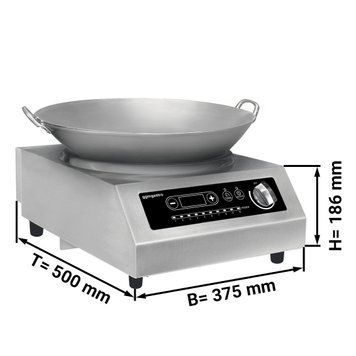 Wok Плита індукційна 3,5 кВт GGM Gastro IDS3 фото