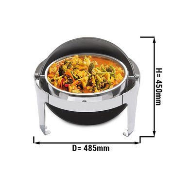 Підігрівач їжі круглий - з роликовою кришкою GGM Gastro CDY55R фото