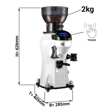 Кавомолка білий - сенсорне управління - 2 kg - 45 db GGM Gastro MC3T-WHITE фото