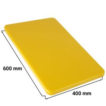 Дошка для нарізання - 40 x 60 см - 2 см - жовтий GGM Gastro SBPS46GE фото