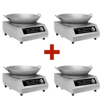 Wok Плита індукційна - 3,5 kW - inkl. WOK GGM Gastro IDS3#4 фото
