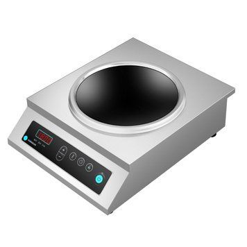 Плита индукционная вок Hurakan HKN-ICW35M WOK с механическим управлением, 3500w HKN-ICW35M WOK фото