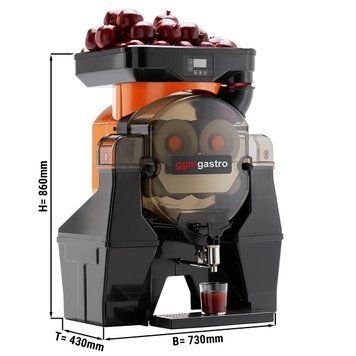 Прес для цитрусових електричний - Orange - Механічне управління - зливний кран та сомоочищення GGM Gastro OBZ3AR фото