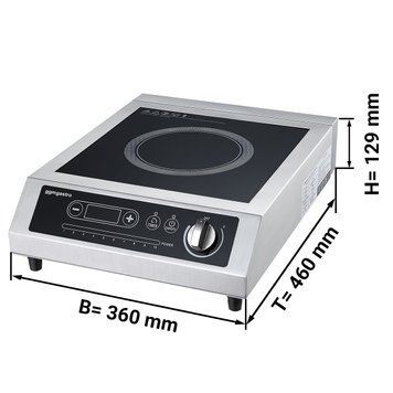 Плита індукційна 3,5 кВт GGM Gastro IDS5 фото