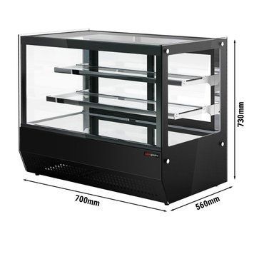 Холодильна настільна вітрина - 120 л GGM Gastro TKVH700 фото