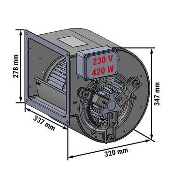 Центробежный вентилятор 2200 м&sup3;/ч - для настенной вытяжки GGM Gastro RS2520H фото
