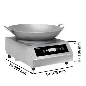 Wok Плита індукційна 3,5 кВт GGM Gastro IDS8 фото