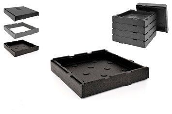 Дно чи кришка Single Pizza System розм. 410 x 410 x 85 мм GGM Gastro PLB-500 фото