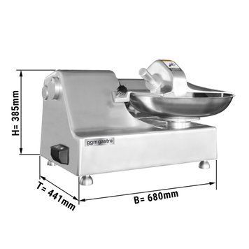 Куттер горизонтальний GGM Gastro HCH8N фото