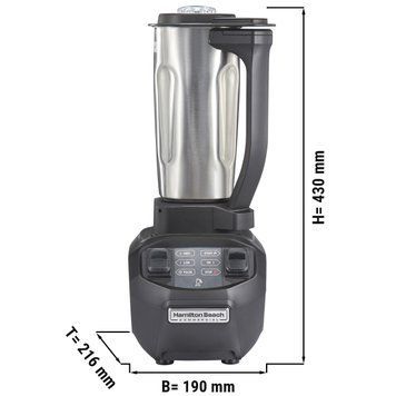 Hamilton Beach Блендер RIO - 0,95 Л - 625 Watt - BPA frei - металева чаша Hamilton Beach BMHBC2S фото