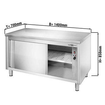 Тепловий стіл PREMIUM - 1,4 m GGM Gastro WSI147 фото