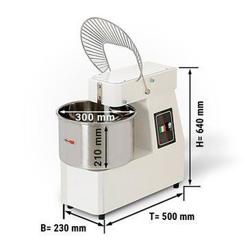 Тістоміс (об'єм:15 л/ 10 кг) GGM Gastro TMP15-230V-N фото