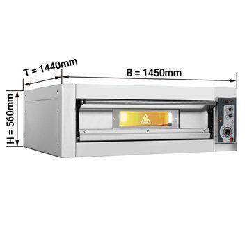 Печь для пиццы газовая, 9 х 35 см, 1 камера PEZ930G фото