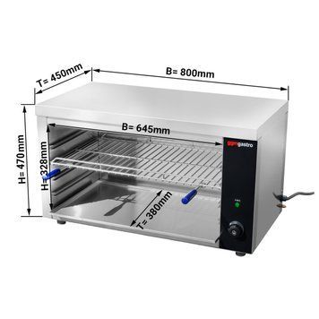 Саламандра 0,8 м GGM Gastro SKB80 фото