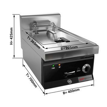 Фритюрниця електрична - 10 Л (9 kW) GGM Gastro EFK473H-10N фото