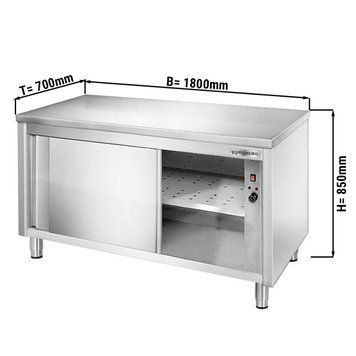 Тепловий стіл PREMIUM - 1,8 m GGM Gastro WSI187 фото