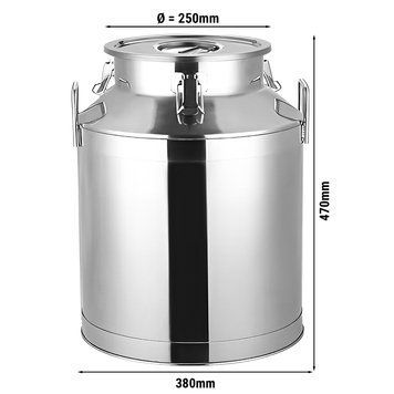 Бідон для молока 40 л GGM Gastro MKX40 фото
