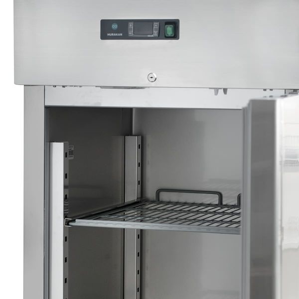 Шкаф холодильный Hurakan HKN-GX650TN Inox 650 л HKN-GX650TN INOX фото