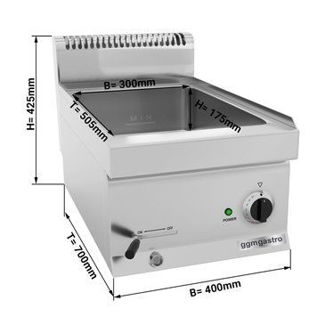 Марміт Bainmarie 1x GN1/1 GGM Gastro BMK400-E фото