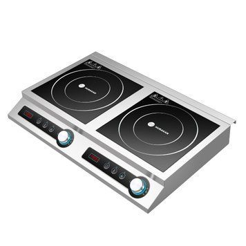 Плита індукційна Hurakan HKN-ICF70D 2-х конфорочна, 7000w HKN-ICF70D фото
