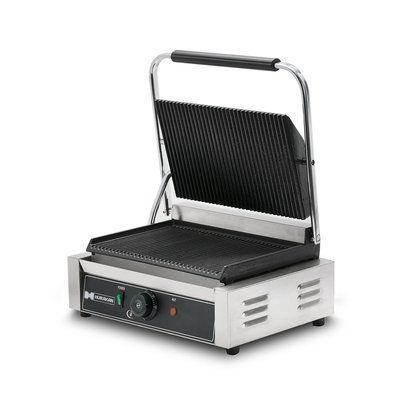 ГРИЛЬ КОНТАКТНЫЙ HURAKAN HKN-PE34R ОДИНАРНЫЙ РЕБРО 4860 фото