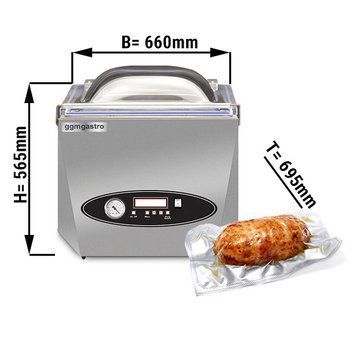 Вакууматор 20 м&sup3;/год. GGM Gastro VSB520N фото