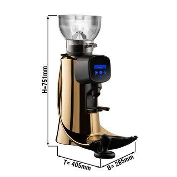 Кавомолка золотий - 2 kg - 55 db GGM Gastro MC4T-GOLD фото