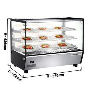 Тепловая настольная витрина - объем: 160 л GGM Gastro THVNR160 фото